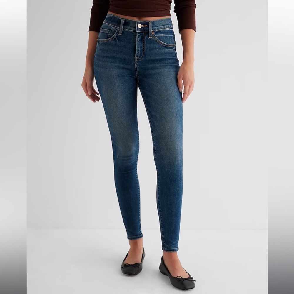 Express legging mid rise jean